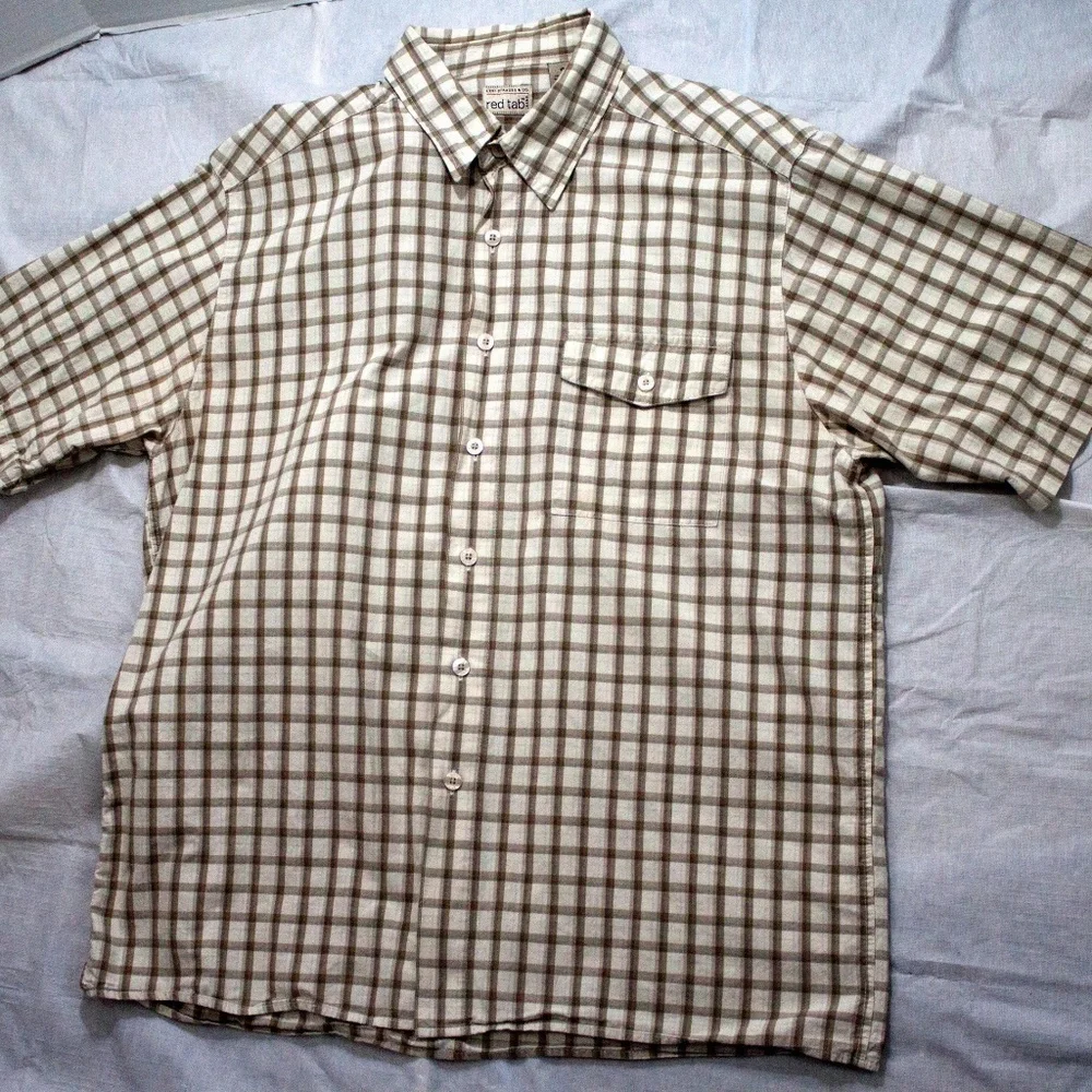 Levi's Red Tab Short Sleeve Shirt Size Large